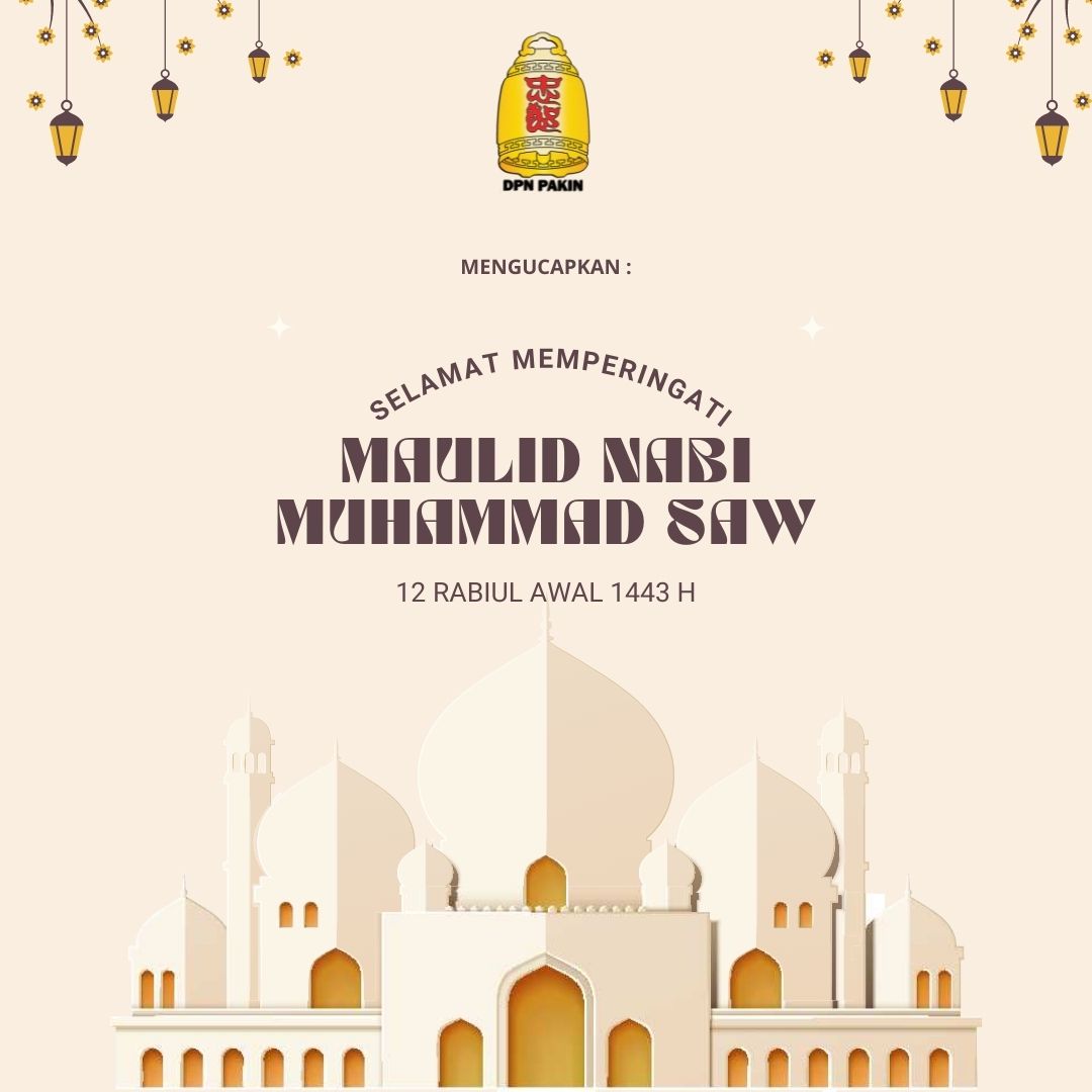 NasionalPakin's tweet photo. Selamat memperingati maulid nabi SAW .kepada umat muslim yang merayakan. https://t.co/PRgL9lqNrH