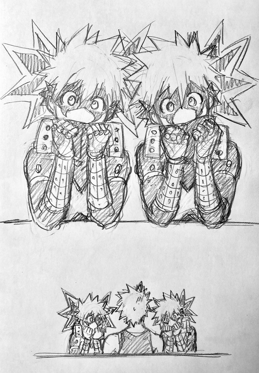 ラフ描き、💥コスの🥦君と🥦(♀)ちゃん

どっちが🥦君で🥦ちゃんでしょ〜😆 