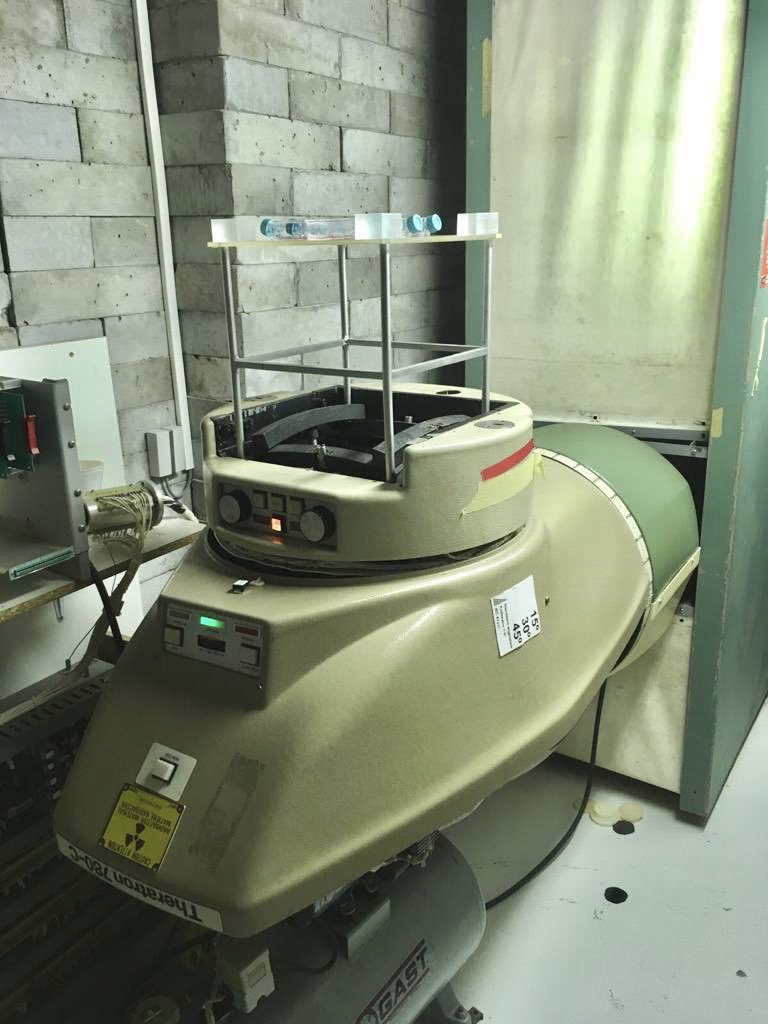 #CancerResearch These experts are also studying the effects of different radiation sources on malignant cells to reduce side effects and overcome radiation resistance. Here they’re using gamma irradiation, from a Cobalt source. KB Image : Supplied