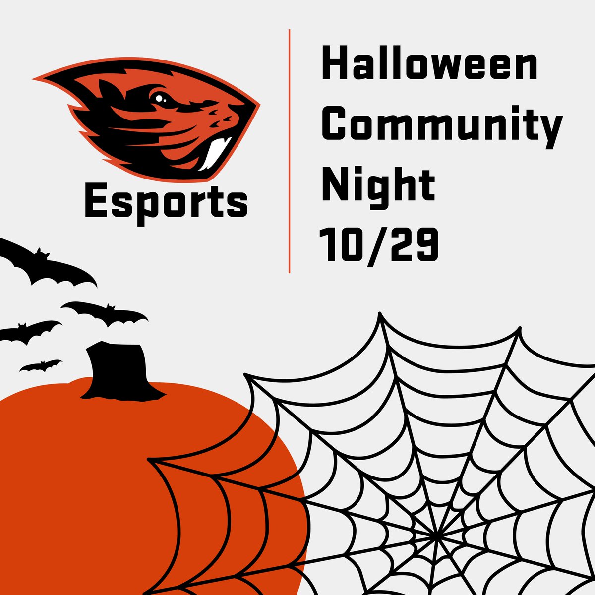 🕸️🎃HALLOWEEN COMMUNITY NIGHT! 🎃🕸️

Come join us for our Halloween Community Night on Friday, October 29th! 

🖥️ Discord
🕖 7pm
🎮 Deceit, Phasmaphobia, Valorant, Rocket League
🎃 Costume Contest

Prizes will be given away throughout the night!
Check out Discord for more details