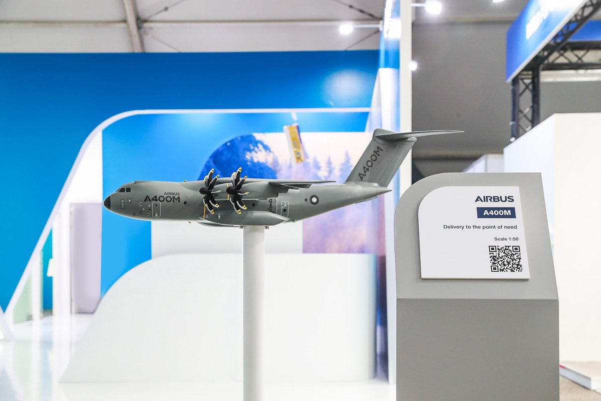 AirbusDefence's tweet photo. #SeoulADEX starts today! Come visit us at #B20 and learn about the #A350, #H125, #H160, #A330MRTT, #A400M, #OneSat and #PleiadesNeo! ✈️🚁🛰

#ADEX2021 https://t.co/pi15CpQTBr
