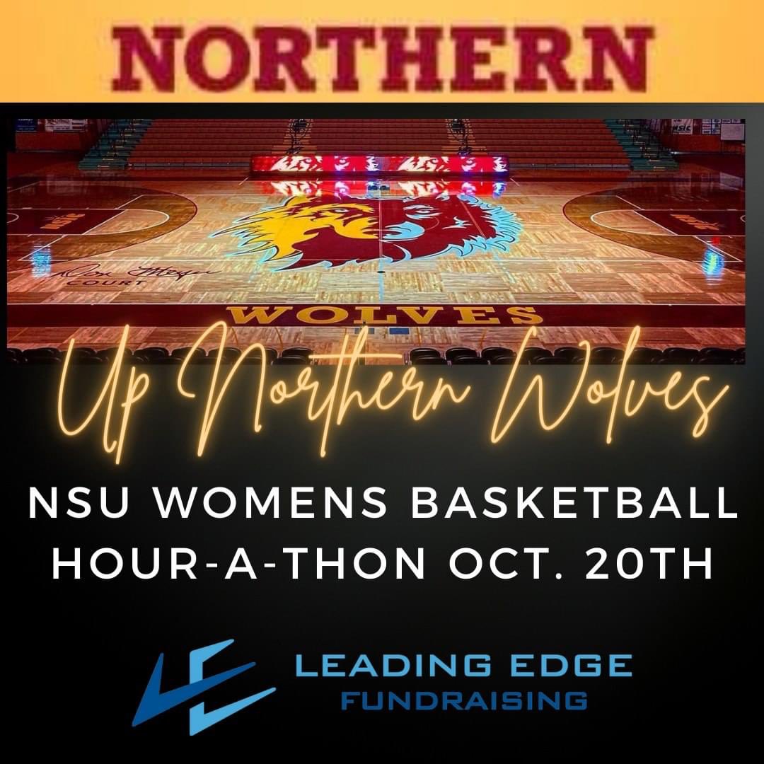 It’s almost go time for our HOUR-A-THON fundraiser for NSU WBB. All donations go directly to WBB to supplement team travel and recruiting. If you are interested let me know and I’ll send you the link! Excited to partner with Darren Tipton NSU alum &amp; friend!