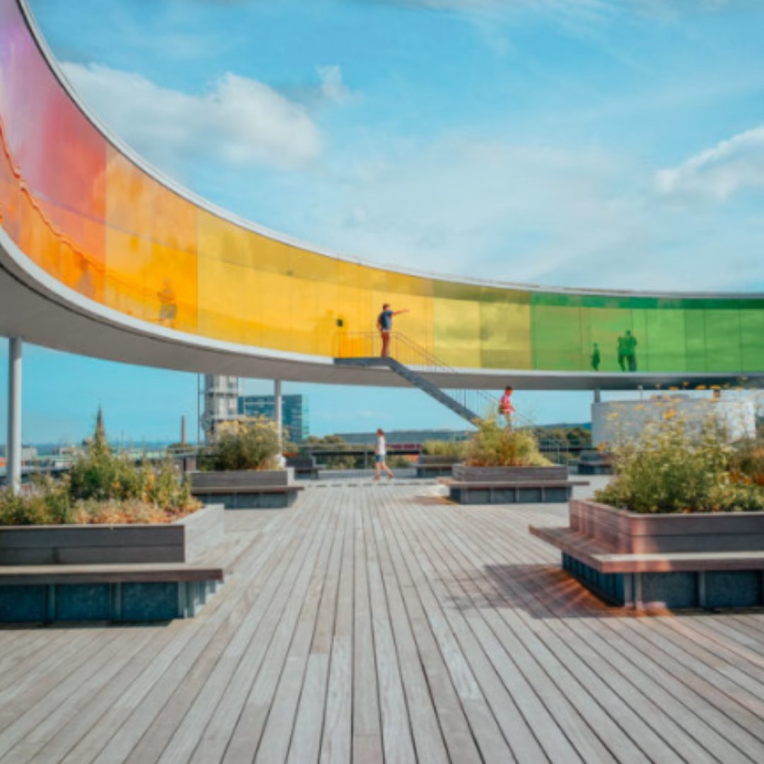 SilverOpusTours's tweet photo. The rainbow pavilion at the Aros Art Museum in Aarhus, Denmark. 😍

 Check out our promos and tours available here: 
https://t.co/QNfuQbz04I

📸 practicalwanderlust

#Denmark #Denmarkart #traveldenmark #aarhus #denmarktravel #beauty #museum #denmarktrip #denmarkadventure https://t.co/8EbHJf3ZOw