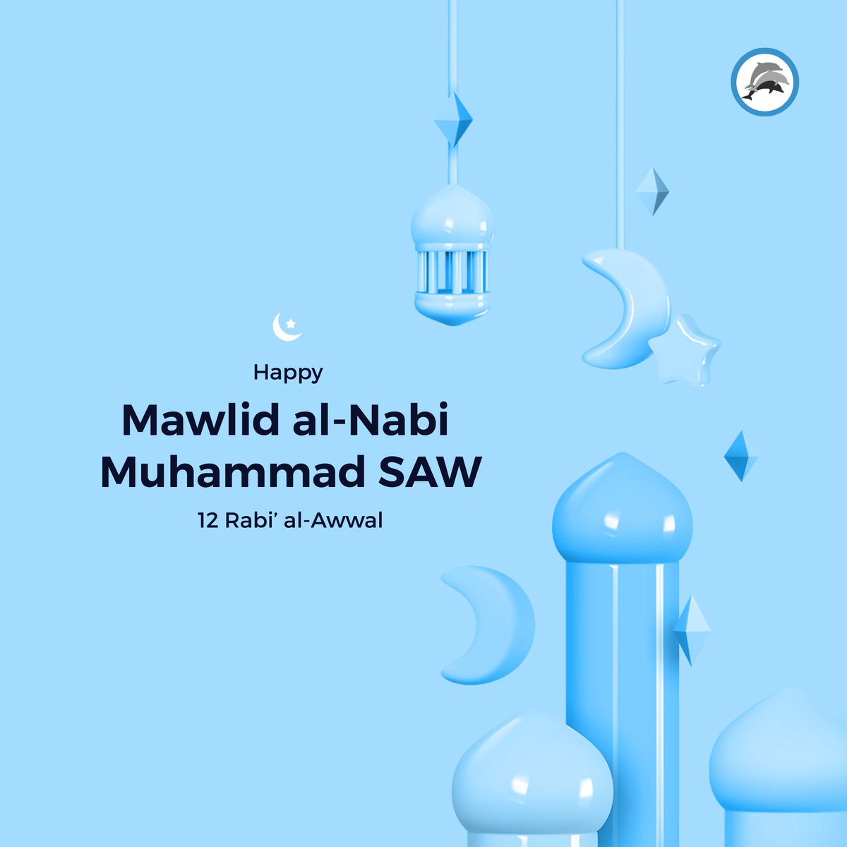 3dolphinsAI's tweet photo. Today marks the observance for the birth of the prophet Muhammad SAW. Today is the time to celebrate, to remember and to internalize Prophet Muhamad SAW teachings.  3Dolphins SRM is wishing everyone to have the warmest celebration. 

#MawlidalNabi 
#3DolphinsSRM https://t.co/GS55N8aIJI