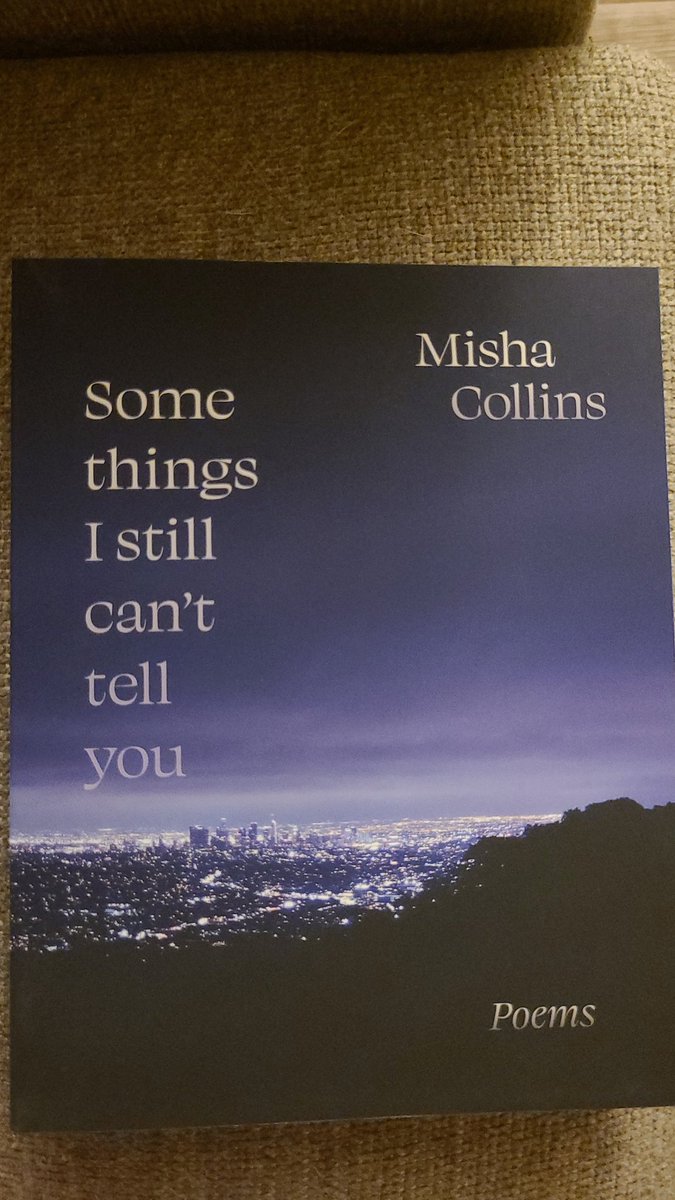 WhatDaHuff's tweet image. Ending my birthday by cracking open @mishacollins book! 😍💜 I already know it's going to be amazing! 

#SomeThingsIStillCantTellYou