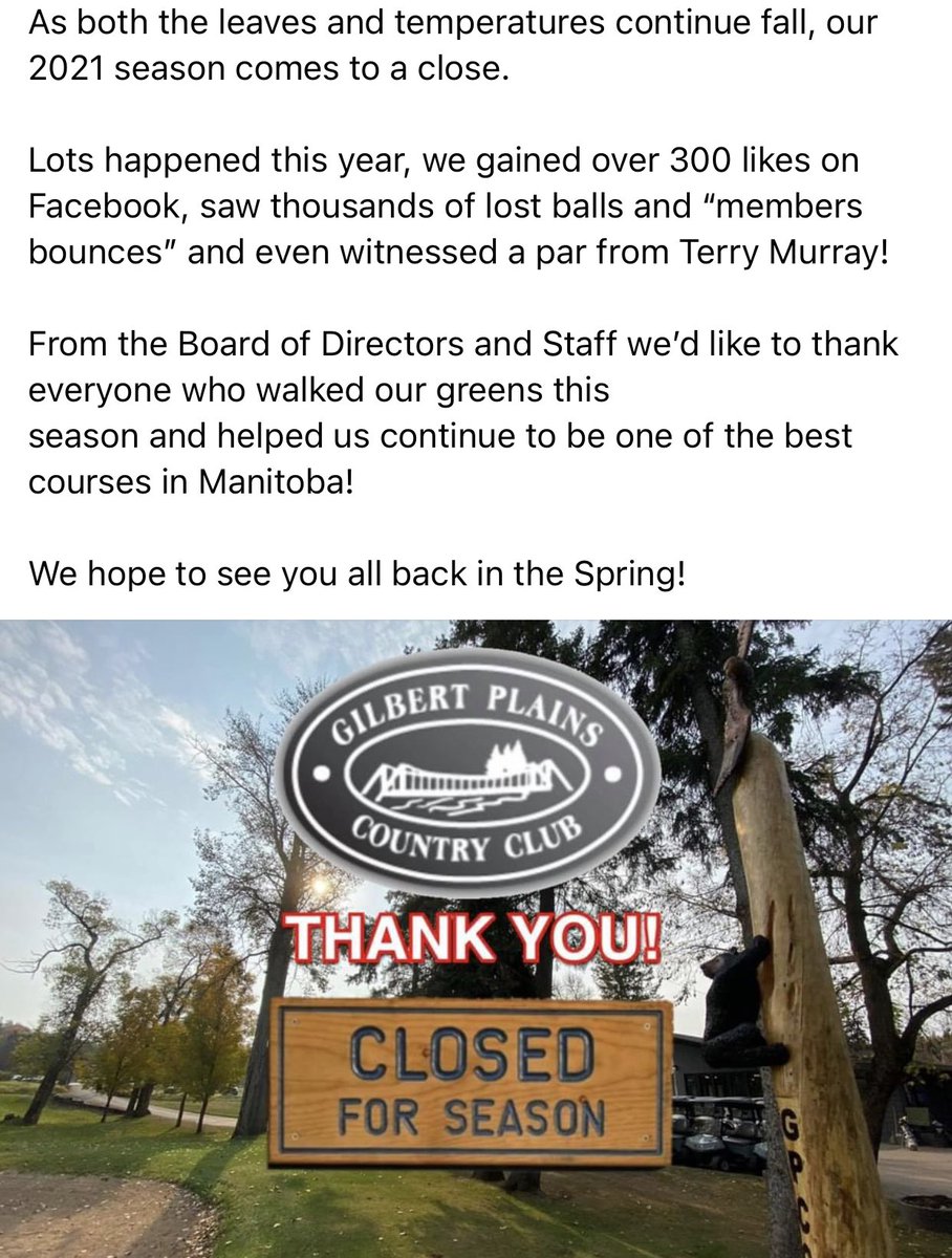 ⛳️THANKS EVERYBODY!⛳️