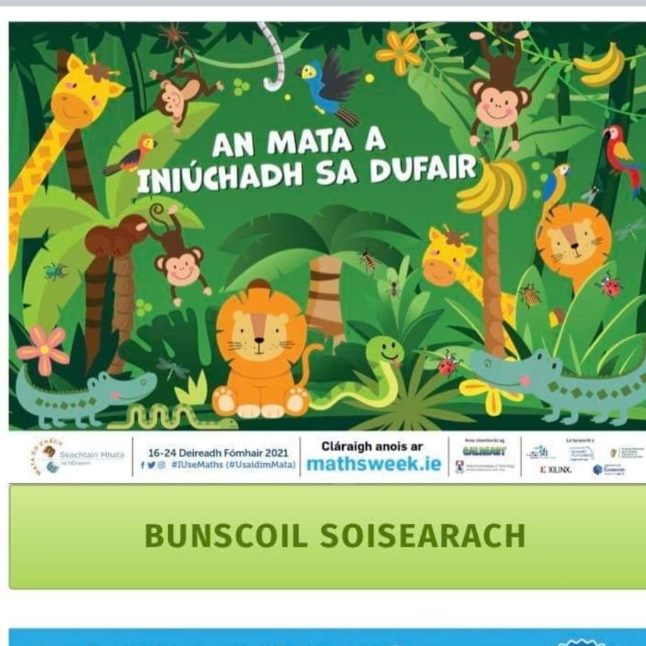 J_A_deBrun's tweet photo. Posteair ginearalta is áiseanna do Seachtain na Mata 2021 @mathsweek
An bhfuil sibh páirteach leis an dtogra @Maths_Eyes? 🧮👀
Gach eolas faoina himeachtaí srl:
https://t.co/ffeGjFazzJ
#mathsweek21 #edshareie #edchatie #matalechéile #oidgael #pdstGaeilge #pdstSTEM #Gaeilge https://t.co/bKOQUQLApP