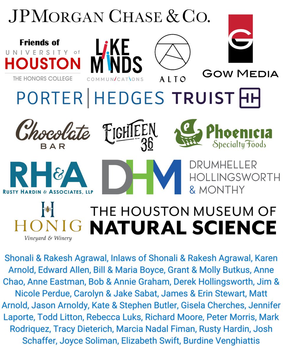 BreakthroughHOU's tweet photo. A HUGE thank you to all of our incredible sponsors for supporting our annual trivia event! It is your commitment that keeps under-resourced students in Houston on track for college.

If you are unable to attend but want to help, make a donation today!

https://t.co/R38g0TbRes https://t.co/e5YcqrlASu