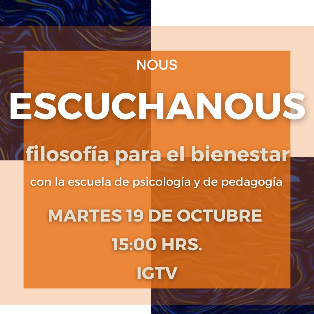NousUPMX's tweet photo. ¡Este mañana hay episodio de podcast! 🎙Hablaremos sobre filosofía para el bienestar 🧠😉 ¡No te lo pierdas!
.
.
#EscuchaNous #Podcast #SomosGEA #Nous #MeetingPoint #filosofia #bienestar https://t.co/ovbRlNVwwF