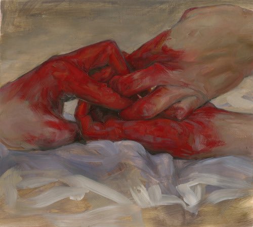 twyrewine's tweet photo. these Jen Mazza paintings have me in a chokehold https://t.co/V0VwXTk9Kn
