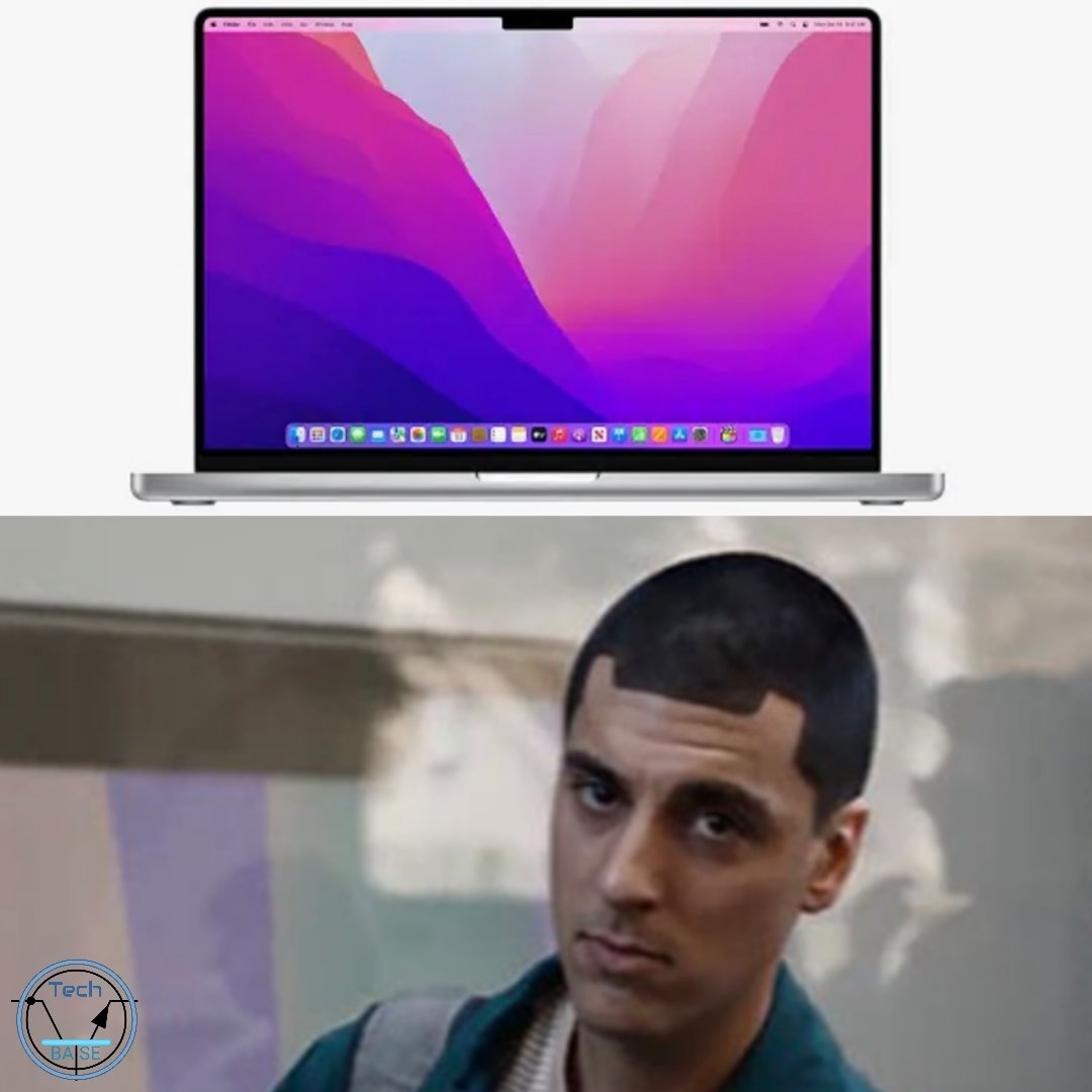 TechBase19's tweet image. They did it, the MacBooks now have a notch