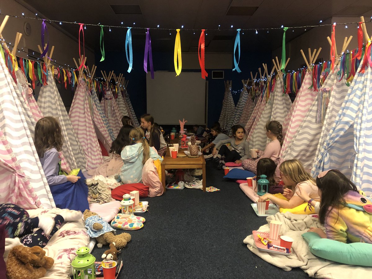 2ndWhittle's tweet photo. Phew, the leaders have just about recovered from our sleepover this weekend! After a couple of postponements it finally happened 🥳

Teepees, cinema screen, playground, takeaway, campfire songs, fun with friends… what more could a Brownie want?!!

@Girlguiding_NWE @LancsNW https://t.co/AbsuXEvaCy
