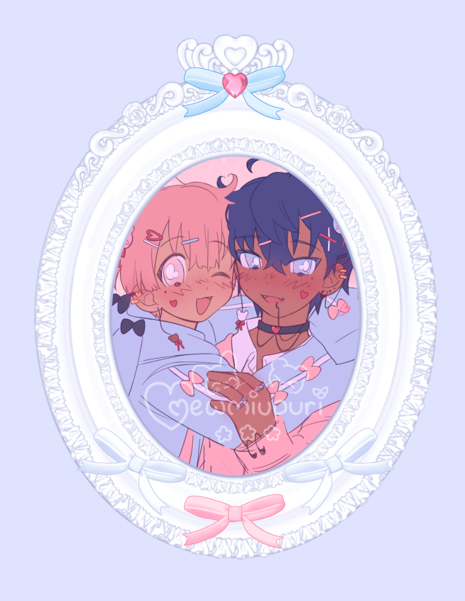 angelno1010's tweet photo. 🌹 some namhuu deco frames ive done lately 🐰🐻 https://t.co/8irndk1fHx