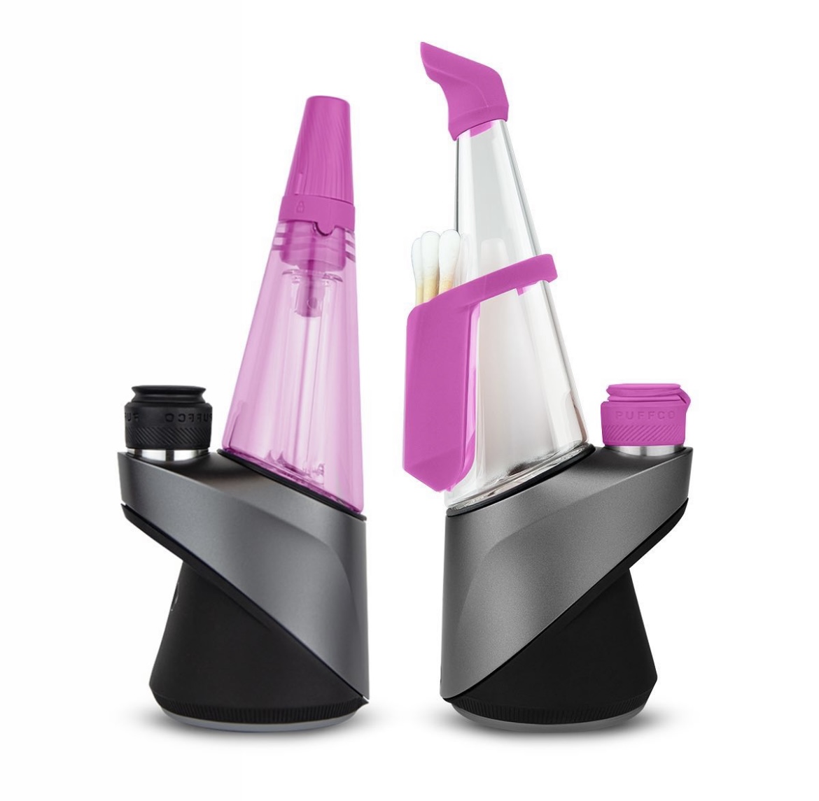 puffco's tweet photo. In honor of Breast Cancer Awareness Month, the Peak Pro Pink Travel Glass, Travel Pack, and Ball Cap are available now on the https://t.co/vMgzujfN0R accessories page. All net proceeds go the National Breast Cancer Foundation. #BreastCancerAwarenessMonth https://t.co/xaPpxmtIML
