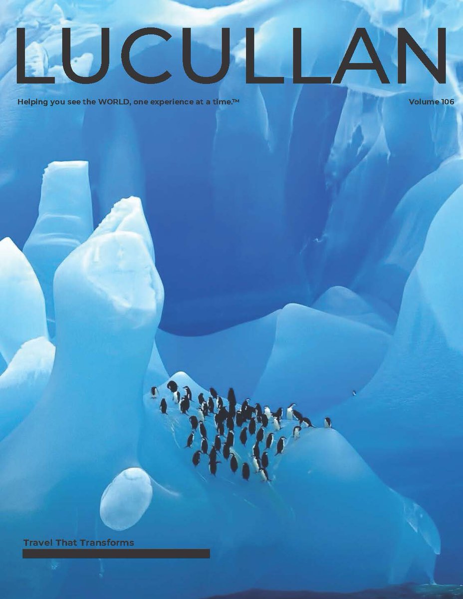 Where2NextT's tweet image. Here's the cover pic from the latest issue of my weekly e-zine, LUCULLAN. Want to know what's inside? You have to subscribe! Get yours every Sunday (link.where2nexttravel.co/qb2).⁠
⁠
Volume 106 - Travel That Transforms
⁠
#Where2NextTravelLLC #LUCULLANEzine📖 #LuxuryTravelAdvisor