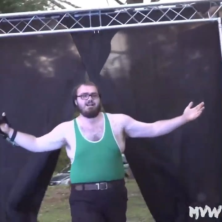 Jim Connors the Gamer (Austin Connors) at MVW Devils Night about to face Scorpion