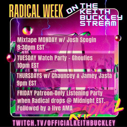 manyeyes_music's tweet photo. I’d say it’s a pretty “Radical” week! hahahahahahahahahaahahhhahbbahbahhhahhhahahahhhh twitch link in my bio https://t.co/CFQjPNDsOM