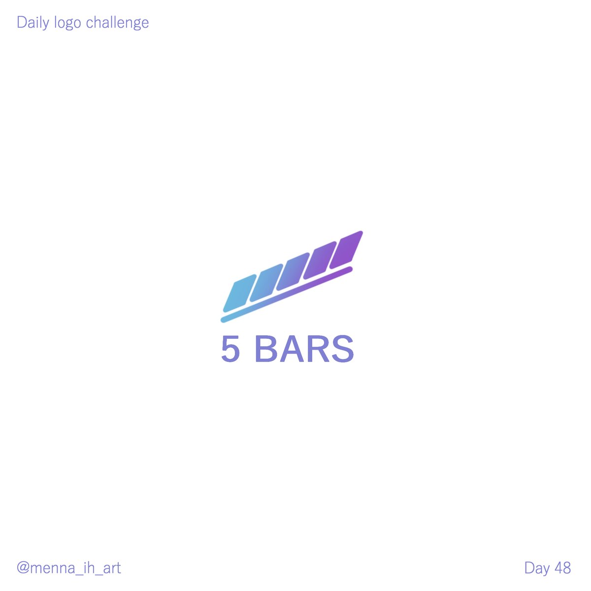 MennaIHart's tweet photo. Daily logo challenge day 48: Cellphone carrier #dailylogochallengeday48 #day48 #dailylogochallenge #daily #cellphonecarrier #cellphonecarriers #cellphonecarrierlogo #5bars #5barslogo #logodaily #logooftheday #logoslovers #logosdesign #logosimple #logowork #logocreatives https://t.co/ZgIqcfzfrF