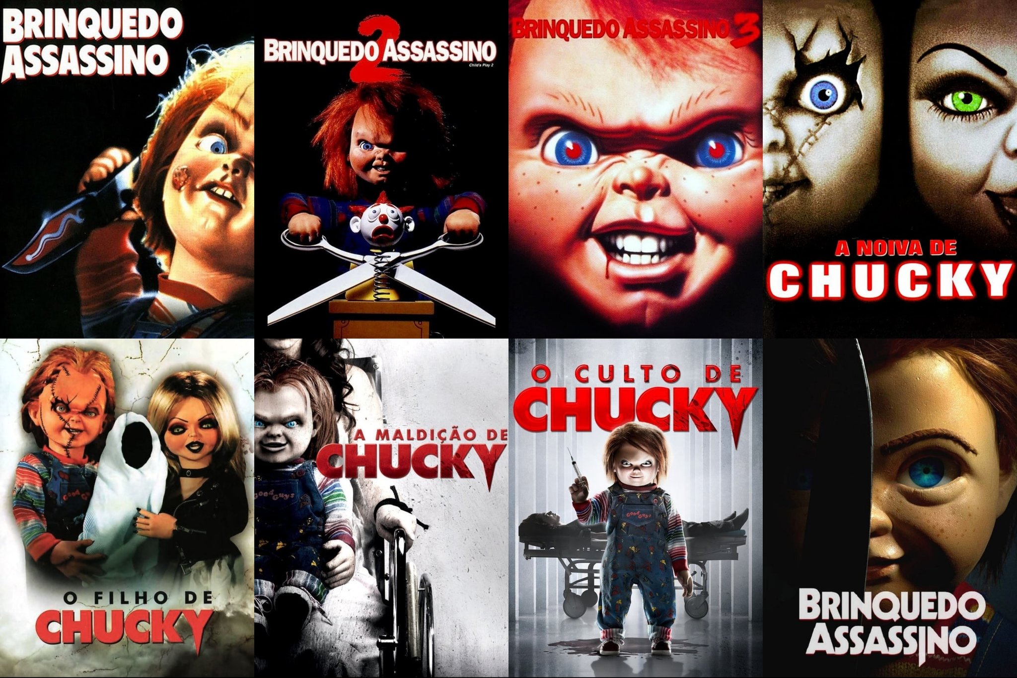 brenn on X: drive com todos os filmes do chucky •    / X