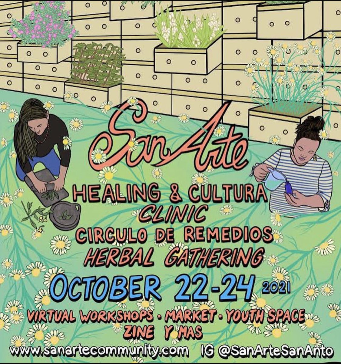 Herbal Gathering this weekend 🍃🍃 go to SanArteCommunity.com to learn more and register.