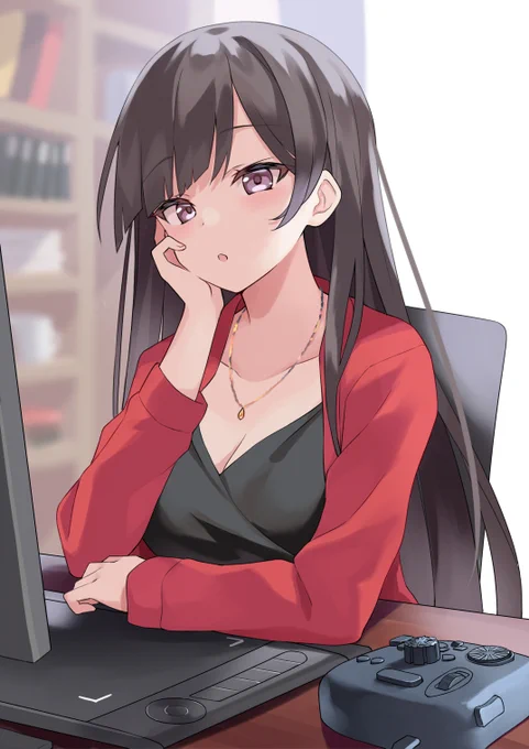 こういうお姉さんとお絵描きしたい
#TourBox 