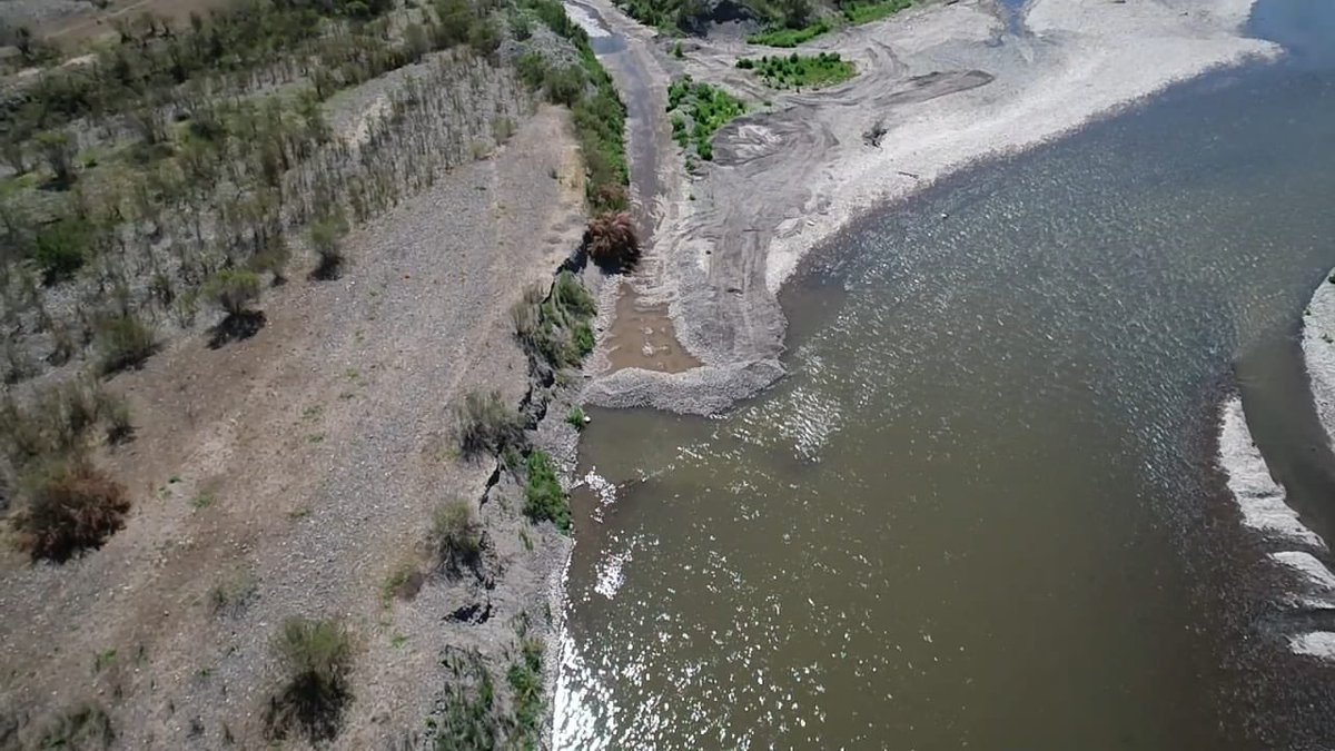 jlbritonativo's tweet photo. Desviaciones del agua del Río Maipo para regadío de paltos en la ribera sur en Santo Domingo. Tienen permiso? @MMAChile @mma_valparaiso @santodomingocl @lun @lidersanantonio @MinagriCL @MinagriCL @AFondoChilenaFM https://t.co/d41J1nCUxE