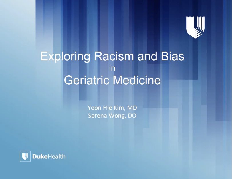 Duke Geriatrics tweet media