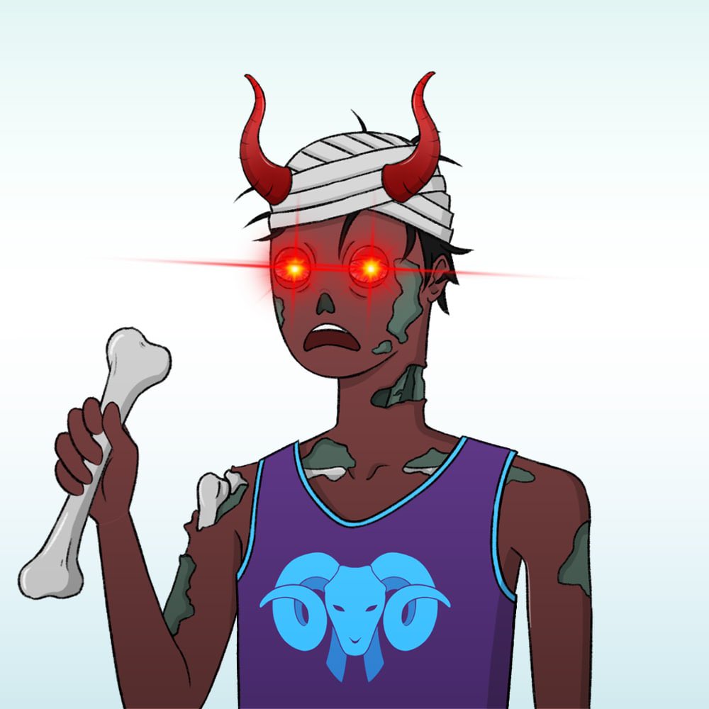 1/1000 zombies in the Crypto Ballers Association. Which one will you get?  #nft #crypto #cryptopunks #bayc #mekaverse #blockchaingames