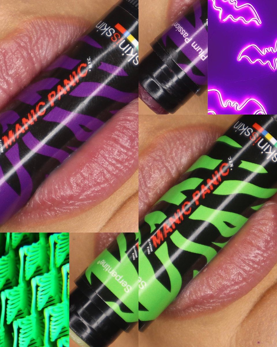 manicpanicnyc's tweet photo. skinisskinunite x manicpanicnyc new tinted lip balms! 💋in Plum Passion and Serpentine! 💜 💚
(IG: vmeers )
#manicpanicnyc #skinisskin #skinisskinunit #lips #tintedlipbalms #lipbalms #plumpassion #serpentine https://t.co/yoKIl4QjJX
