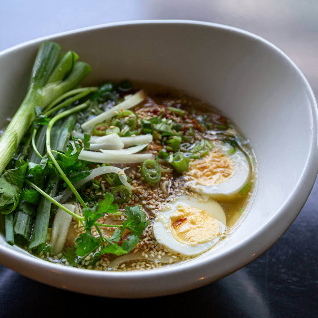 Chase the Chill with a warming bowl of Ramen! All of our ramens are made with chicken broth and served with a boiled egg. 
Available at both Hoang Long Locations. 
#linkInbio #yegdt #yeg124street #yegNoodles