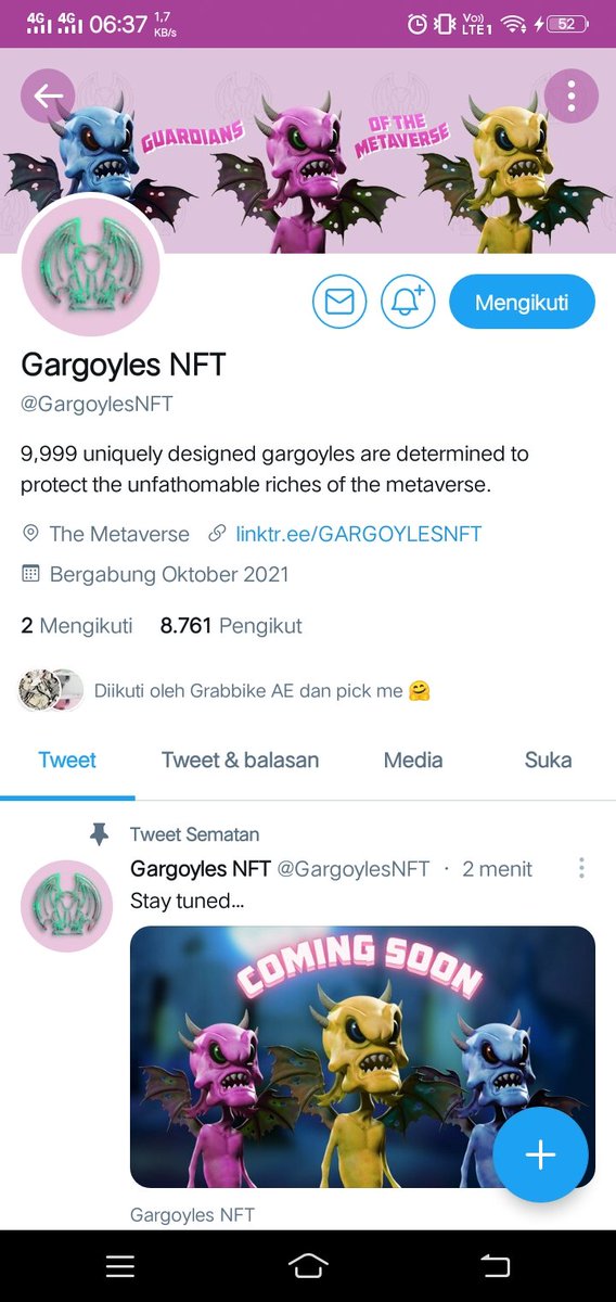 mamakeky's tweet photo. @GiveAwayHost @GargoylesNFT 🍀🍀🍀🍀🍀🍀🍀🍀🍀 https://t.co/L1GG5Rjlus
