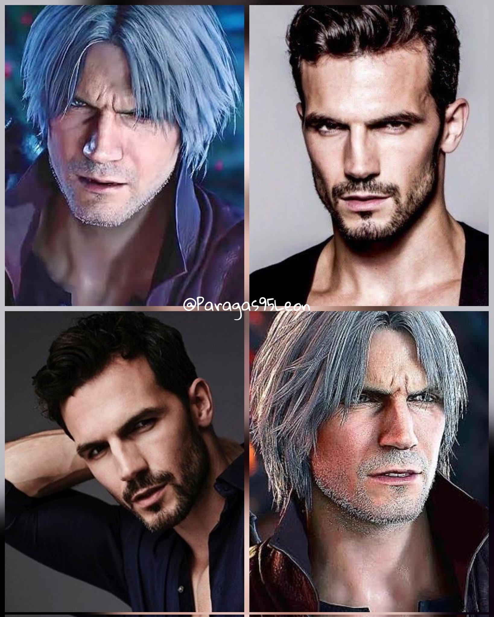 Решал лицо. Dante DMC 5 face. Adam Cowie Dante. Dante face model.