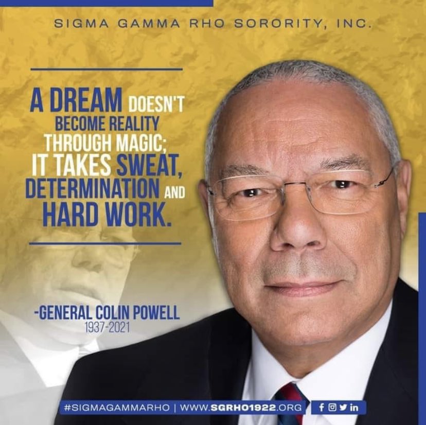 sgrho_ios's tweet photo. We honor the life of General Powell 🕊 #sigmagammarho #sgrho #seregionsgrho #IconicIOS https://t.co/P0Oebyzz2t