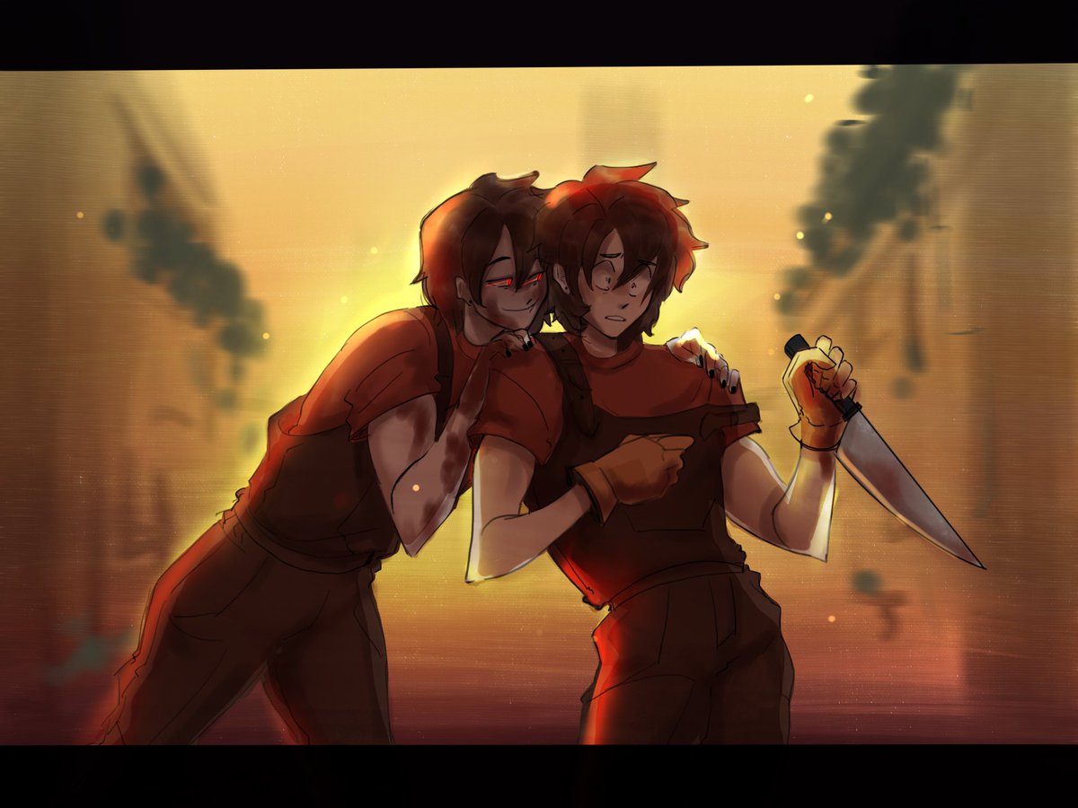 tuckertoonie's tweet photo. “I am not a slave can’t be contained, so take me to the dark and pull me from the grave cause-“ still feel by half alive 
Oeca’s character is very interesting to me. Can’t wait to finish up all my art for all the lore!  #outsiderssmpfanart #outsidersmp #outsiderstwt https://t.co/mz15Leekks