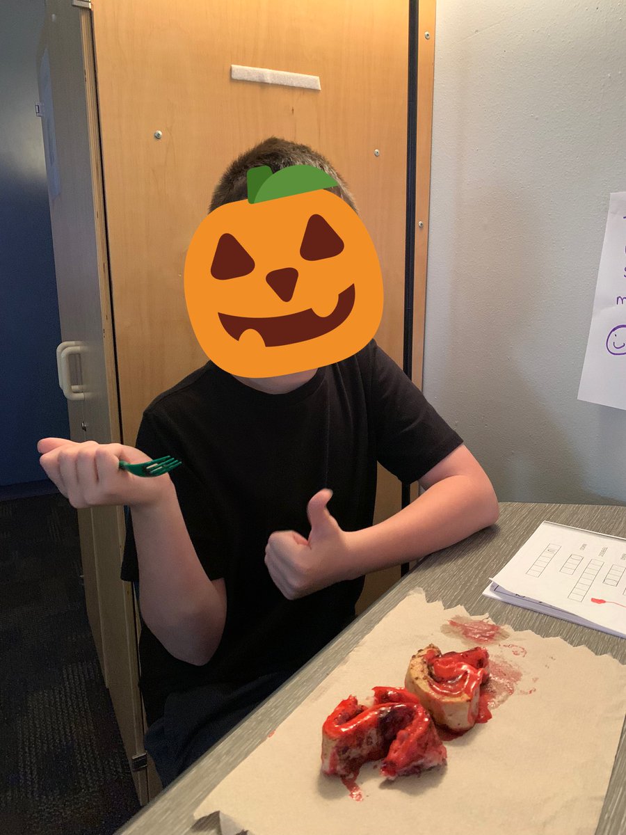 MrsStone2019's tweet photo. Did recipe with my class- cinnamon roll BRAINS🧠 it was fun doing it step by step and so delicious! https://t.co/dBQ57ijEnV