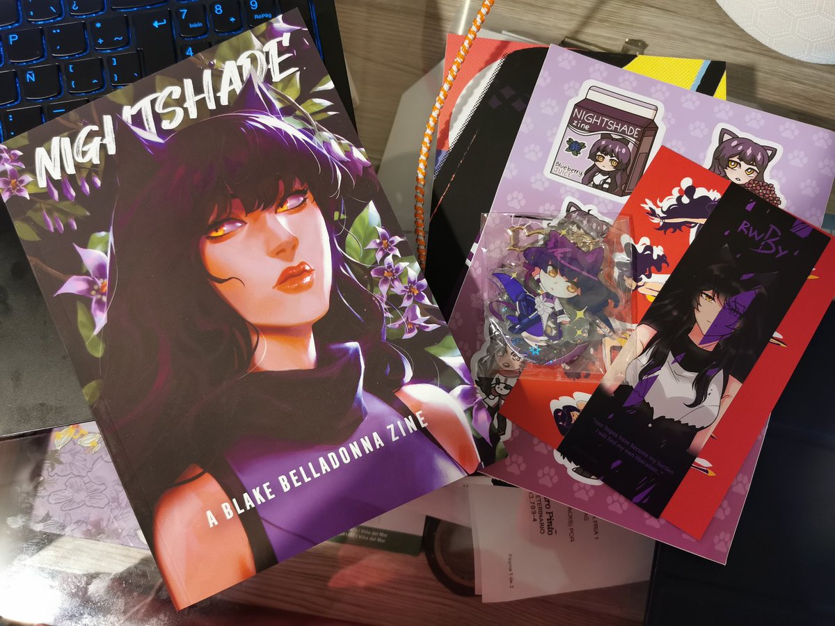 I JUST RECEIVED MY COPY OF NIGHTSHADE!! I'M SCREAMING AAAAAAA <a href="/NightshadeZine/">Completed! — Nightshade Zine</a> u guys did an amazing job!!! ❤️❤️❤️