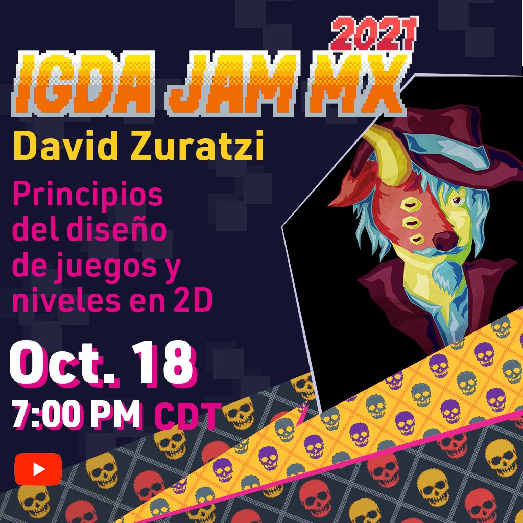 igda_mx's tweet photo. ¡Comunidad #GameDev!
En unos minutos más comenzamos con una nueva ponencia previa a la #IGDAJamMx sobre diseño de juegos y niveles 2D, presentado por @DavidZuratzi
Puedes ver la ponencia aquí:
https://t.co/wN7IuYguUq
¡Allá nos vemos! :D
#IGDAMexico #IGDAMx https://t.co/HI7S22O1zv