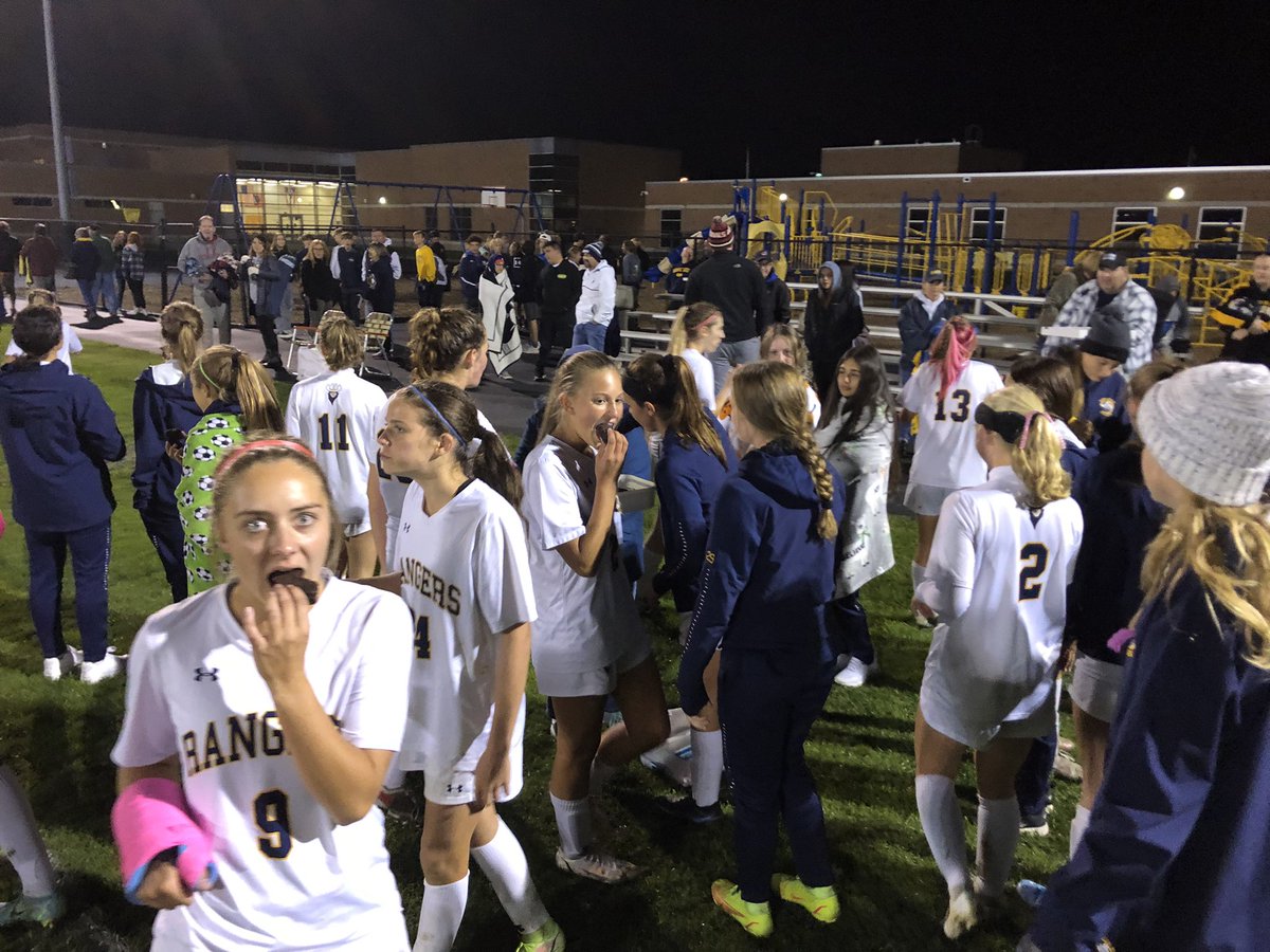 NRHSMensSoccer's tweet photo. Great result for our ladies tonight!!! First playoff win in our history! Congratulations to our players and coaches on a huge accomplishment. What a massive turnaround this season. Your positivity, resilience, and grit truly shined!!!
#OnToTheNextOne https://t.co/N2l0rqMtPG