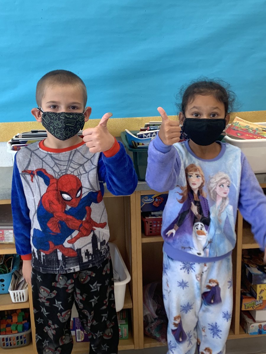 Grade4Loftus's tweet photo. Today we had fun learning in our PJ’s on our annual school wide PJ day in memory of Mrs. Baynton. ❤️ https://t.co/eJqpUYz4Kc