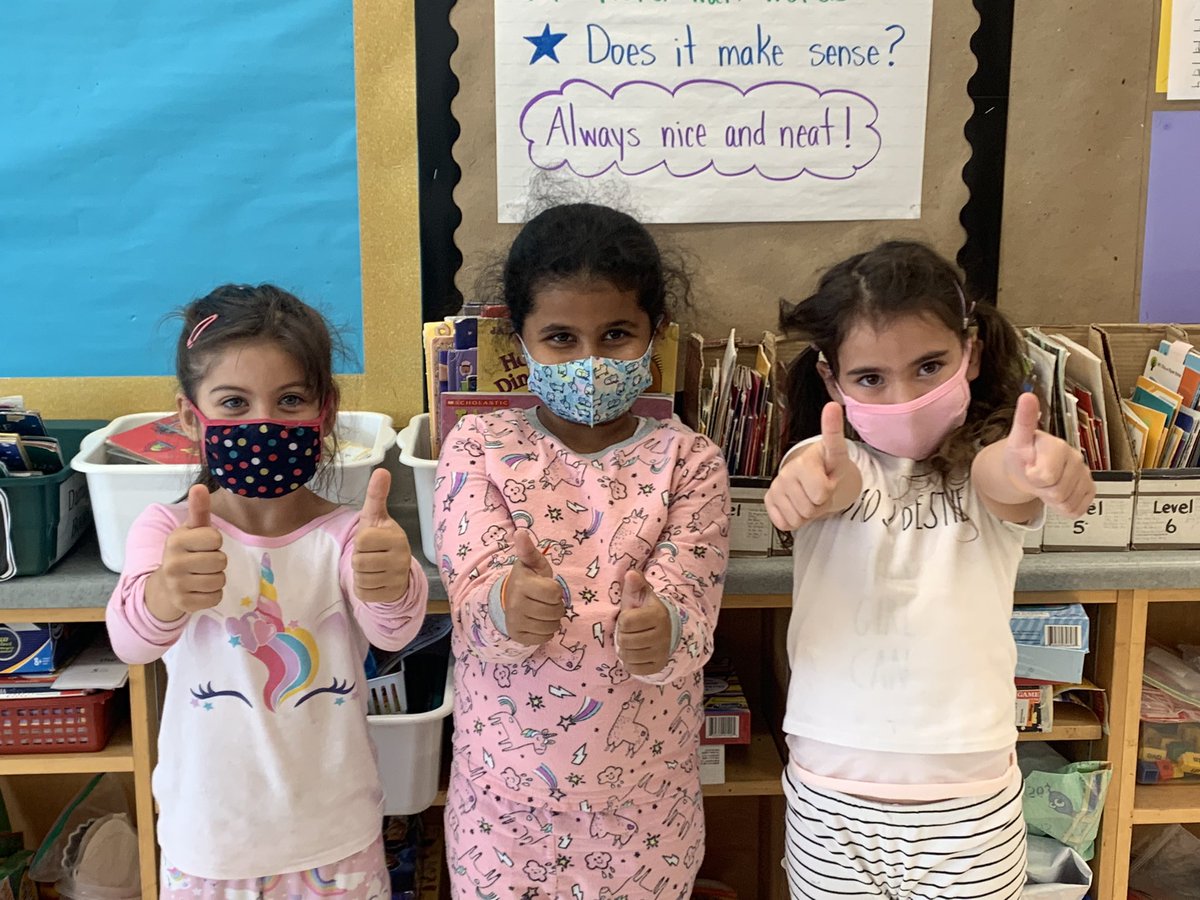 Grade4Loftus's tweet photo. Today we had fun learning in our PJ’s on our annual school wide PJ day in memory of Mrs. Baynton. ❤️ https://t.co/eJqpUYz4Kc