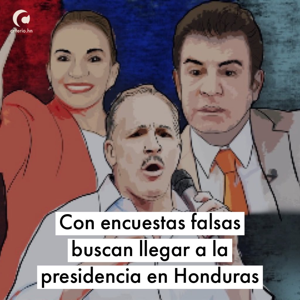 criteriohn's tweet photo. En la contienda electoral han aparecido en medios de comunicación y redes sociales, encuestas falsas y otras que no están en el listado oficial del CNE, entre ellas la de una firma que ha tenido convenios con el actual gobierno #CeroKasaka #CMCD
Lea más https://t.co/NvaJIk4XAa https://t.co/CQCGJkydJH