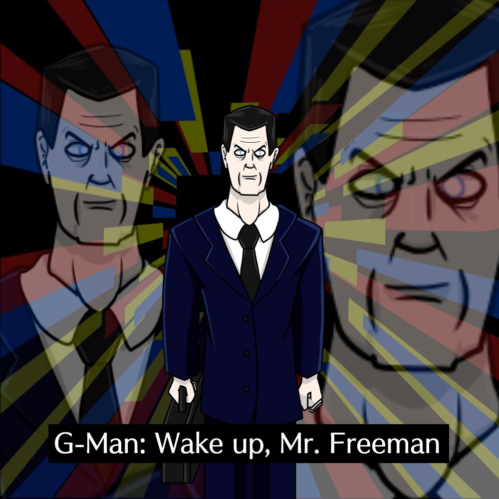 Wake up Freeman - Gman - Posters and Art Prints