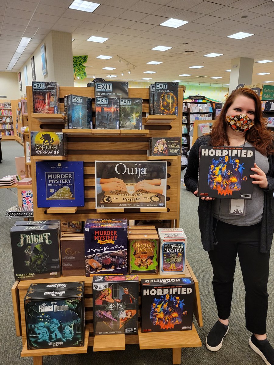 BN_Livingston's tweet photo. Spooky games for Halloween!  Who's in?

#Halloween #MONSTERS #ouija #Horrified #spookygames https://t.co/DZU1aP5EJ6