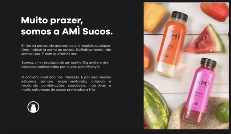 AmiSucos's tweet photo. Ja que acabamos de nos conhecer, nada mais justo do que nos apresentar! Muito prazer, somos a AMI Sucos! https://t.co/GovRY6qviy