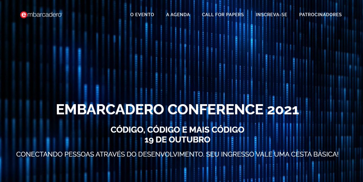 Android! O Futuro da Automação. Falaremos sobre nossa estratégia sólida de Automação Comercial com Android para o Brasil, com vários casos de sucesso em FireMonkey

Onde? Aqui - embarcaderoconference.com.br

Trilhe? IA, IOT *Inovação*

Horário? 16:00