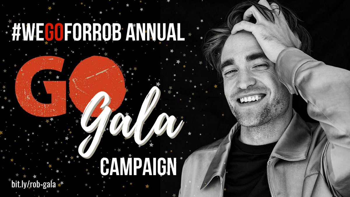 RobPBirthdayPro's tweet photo. Rob is once again co-hosting the virtual GO Gala this Saturday, October 23rd @ 6:00pm PST. If you would like to make a donation to GO in honor of Rob, the donation page is here: https://t.co/YQU8QXLmlh 
Thank you! ❤️❤️
#RobertPattinson #weGOforRob #AmbassadorRob @thegocampaign https://t.co/6uhCfR7WiR