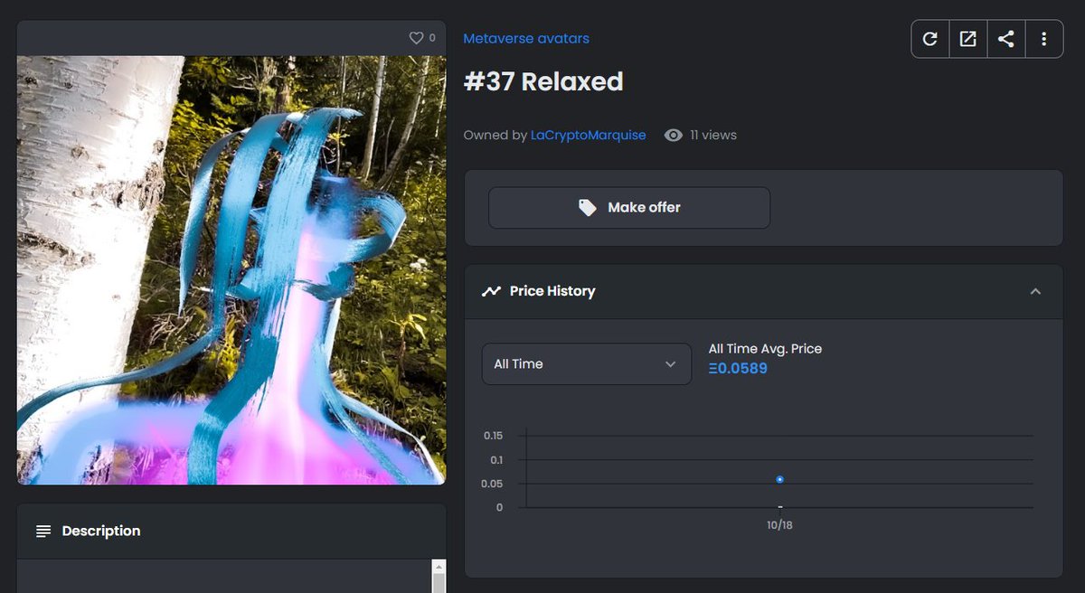 nlr_ai's tweet photo. "#37 Relaxed" sold, but its companion "#36 Cheeky" still up for grabs! Currently 340 $OVR, only 3 days left!
#NFT #avatars #NFTavatars #AR #AugmentedRealit
https://t.co/W7Vji3rMiJ https://t.co/HRxmbIa1DA