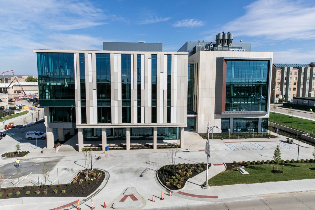Mizzou's tweet photo. Beginning tomorrow, Oct. 19, at 6:20 a.m., KFRU’s David Lile will be on site at the NextGen Precision Health building grand opening. His show will feature interviews with NextGen researchers and executives, and a one-on-one interview with Missouri President Mun Choi. https://t.co/gbZEqm0uQJ