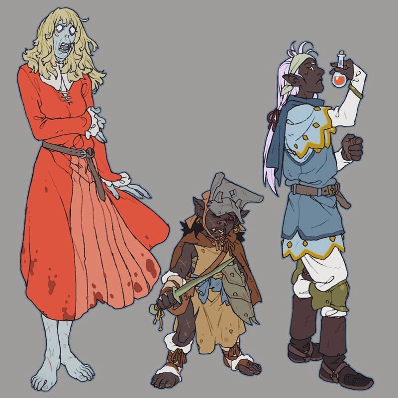 pietro_ant's tweet photo. Personagens de 3DeT que andei criando de forma aleatória. pt. final.
#3detalpha #3det #rpg #fantasy #fantasiamedieval #ghost #goblin #drow #oc #originalcharacter https://t.co/8E0HT1Cazf