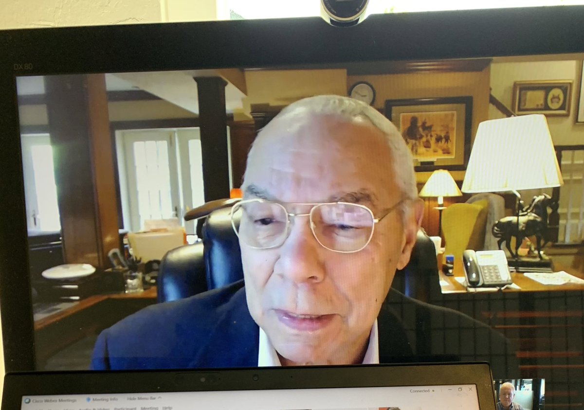 The world lost an amazing leader today. Was privileged to hear him speak a few months ago and was inspired by his strength, his humility, his humor and the way he used technology to transform organizations.